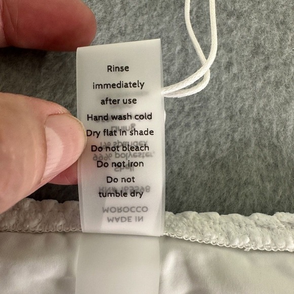 Andie X Demi Moore The Tropez Bottom Women Sz Large Crochet Sculpting Comfort - Picture 9 of 11